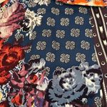 Jaase  Rosella floral collage jacket notched collar side slits 1 button EUC Photo 11