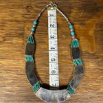 Handmade Tibetan Lapis Lazuli, Coral, Turquoise, 18 inch Statement Necklace Blue Photo 5