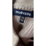 Madhappy  Taupe Ribbed Knit Midi Skirt Pull On Women’s XS Lounge Business Minimal Photo 4