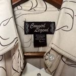 COVERGIRL Beige Cowboy Print Shirt Black Size L Photo 4