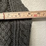 Diesel  Vintage Gray Cowl Neck Cable Knit Sweater Wool Vest Fisherman Grunge XL Photo 4