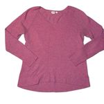 Gap  Women's Pink V-Neck knit Sweatshirt Photo 0
