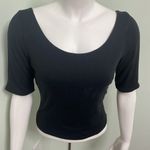 Lululemon  ribbed black top size 10 Photo 1