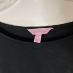 Lilly Pulitzer  black knit bell sleeve shirt dress size large Photo 2