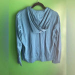 Banana Republic CLEARANCE!  Women’s Blue‎ Zip Up Hoodie Size Medium EUC! Photo 3