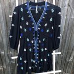 Free People Star Gazer Embroidered Dress XL Photo 3