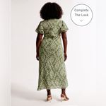 Abercrombie & Fitch Ruffle Sleeve Slip Maxi Dress Photo 3