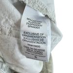 Democracy  Cream Cotton Lightweight Mid Rise Roll Tab Pants Size 8 Photo 5