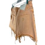 Abrand Jeans Urban Outfitters High Relaxed Frayed Hem Shorts in Peach Size 30‎ Pink Photo 7