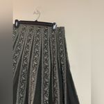 EUC Silkland Green and White Embroidered Paisley Lined Skirt size 12 Photo 2