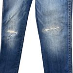 White House | Black Market WHBM The Skinny High Rise Blue jeans Faux Distressed Casual Denim Womens Size 0 Photo 4