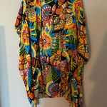 Cato  One Size Colorful Floral/Paisley Kimono Cover-Up  Photo 0