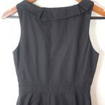J. Crew 2 Black Cotton Mini Dress Funeral Photo 2