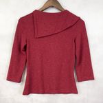 A Byer VTG 90s  Womens Knit Top Size L Asymmetrical Neck Minimal Y2K Office Siren Photo 3
