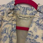 Amanda Uprichard  blue floral mini dress Photo 3