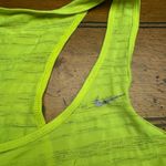 Nike Dri Fit Women's Neon Yellow Athletic Tank Top Racerback Workout Size S Photo 5