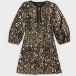 Ted Baker  London Holiiy Urban Printed Mini Dress in Khaki Size US 8 Ted‎ 3 Photo 9