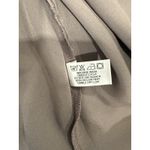 Violet+Claire Violet and Clare Woman's Small Gray Long Sleeved High-Low button up blouse top Photo 6