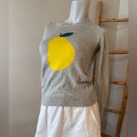 J.Crew  Womens Size XXS Gray Pear Long Sleeve Wool Rabbit Hair Blend Sweater Photo 1