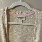 Isaac Mizrahi  5x Cardigan Cream Sweater Cottage Core Boho Classic Minimalist Photo 3