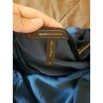 BCBGMAXAZRIA  Size Medium Dress Pleated Office Wear  Rowan Navy Blue Career Wear Photo 6