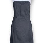 Banana Republic Y2K  Dress Black Strapless Retro Style Corseted Mini Classic Photo 0