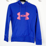 Under Armour  Woman's‎ Sz XS Blue Hoodie Sweatshirt Athletic Storm Photo 0