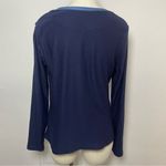Cuddl Duds ClimateRight Navy Blue Long Sleeve Base Layer Top | Size M Photo 2