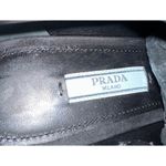 Prada Women's Black Suede Platform Ankle Boots Size 9.5 High Heel Stiletto Photo 5