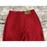 Calvin Klein Vintage VTG Made in US Red Jeans Size 10 Women's Photo 7