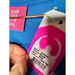 One Teaspoon  Blue Hand Dyed Logo Organic Crew Tee Shirt Size Medium NWT Photo 4