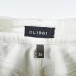 DL1961 NEW  Florence Ankle Cotton Stretch Skinny Denim Jeans Milk White Wash 26 Photo 1