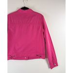 VINTAGE Escada Womens Jacket Pink Button Up Denim Trucker Long Sleeve 40 US XS Photo 7