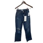 MOUSSY VINTAGE MV Rhode Cropped Flare Jeans Size 25 Blue Photo 7