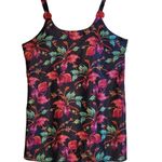 Vintage Sante Classics Floral Mini‎ Slip Dress Chemise Lingerie Bows Size XL Photo 0