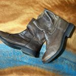 70 Post Paris Brown leather western boots Size 11 Photo 0
