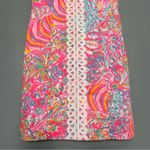 Lilly Pulitzer  Ryder Shift Dress Swish Fish Multicolor Neon Pink Women’s Size 0 Photo 2