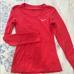 Nike  hot pink dri- fit Long Sleeve tee women’s Photo 0