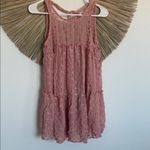 Free People  Blush and Gold Mini Dress Photo 4