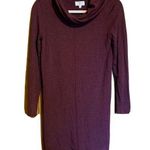 Lou & grey Womens Size XS Burgundy Cowl Neck Pullover Stretch Tunic Top Blouse Photo 0