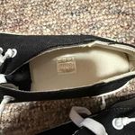 None black canvas slip-on shoes women’s size 8 Photo 2