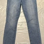SO  Stretch High Rise Ultimate Denim Blue Jeggings Size 7 Womens Juniors Photo 0