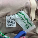 Sea Waves Vintage Retro 3 Piece Swim Suit Bathing Blue Size 6 Photo 12