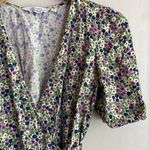 & Other Stories & Other Stories Puff Sleeve Floral Wrap Mini Dress Photo 3