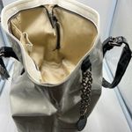 Giuseppe Zanotti white and black patent leather purse-has stains see description Photo 1