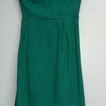 Old Navy Womens Strapless Dress Size 0 Green Linen Blend NEW Photo 0