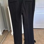 Star City Black pinstripe straight leg trousers with a subtle pleat #workwear Photo 3