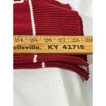 Indiana Hoosiers IU Striped Knit Scarf One Size Fits All Team Red Black White Photo 5