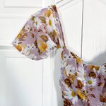 Pretty Little Thing  Nude Floral Print Drape Bardot Midi Dress Photo 3