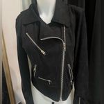 VICI Black Faux Suede Zipper Jacket Photo 0